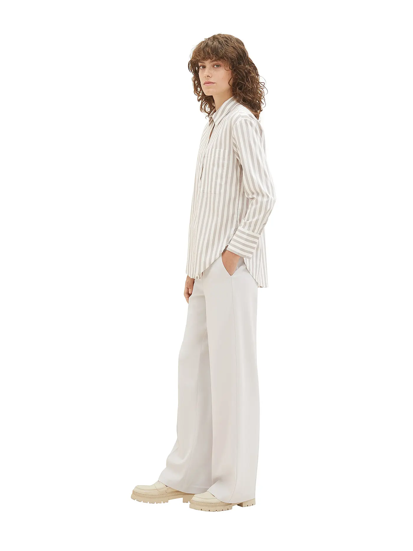 TOM TAILOR | Bluse | grau
